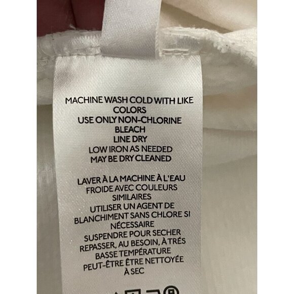 Anthropologie Pilcro Oversized Corduroy Blazer Jacket Ivory Size Large - Picture 9 of 10